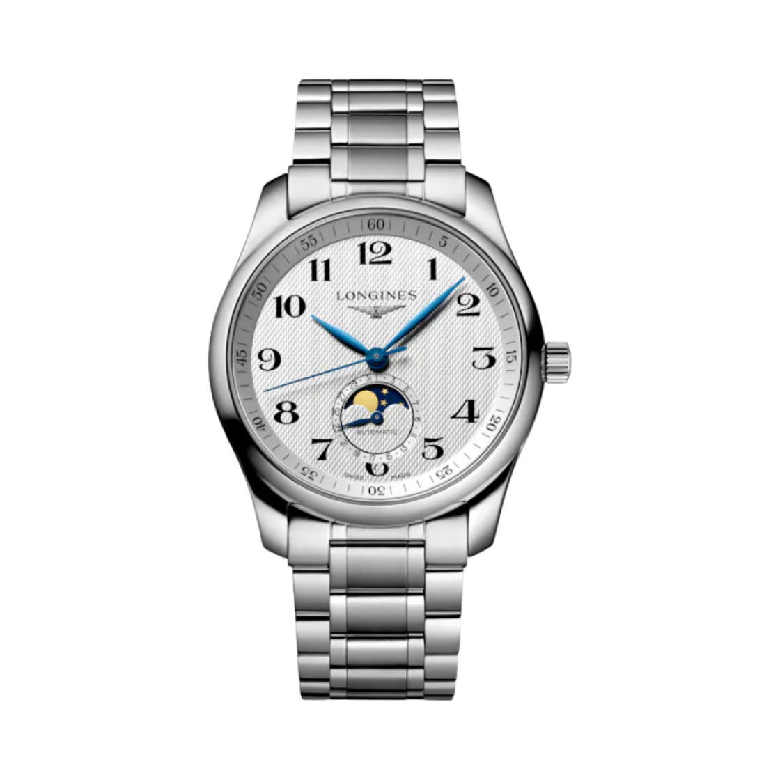 론진 마스터 컬렉션 문페이즈 40mm 스테인리스 스틸 실버(Longines Master Collection Moonphase 40mm Stainless Steel Silver)
