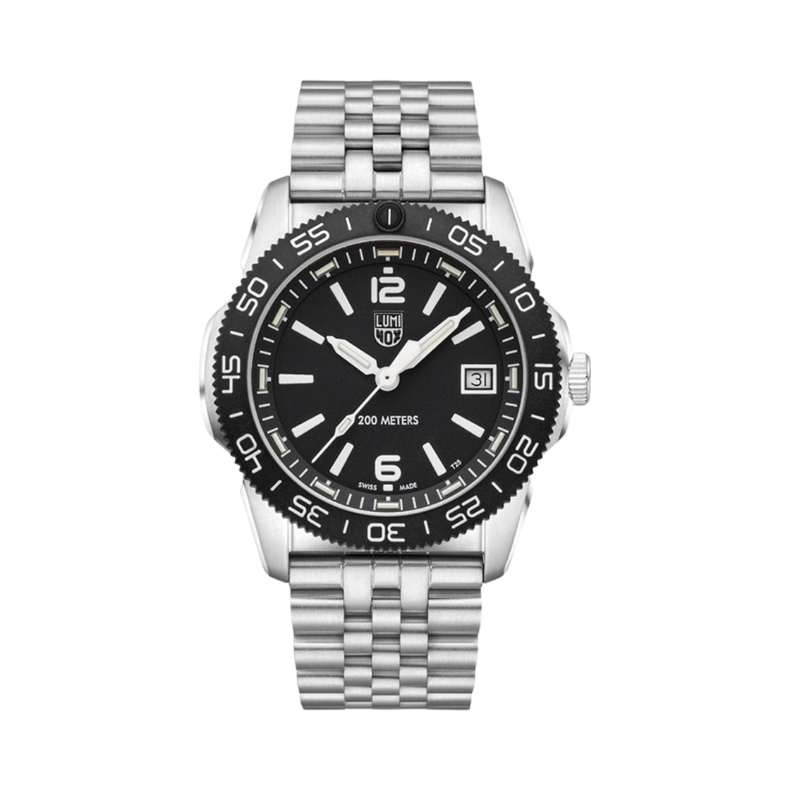 루미녹스 퍼시픽 다이버 리플 다이브 39mm 스테인리스 스틸 블랙(Luminox Pacific Diver Ripple Dive 39mm Stainless Steel Black)