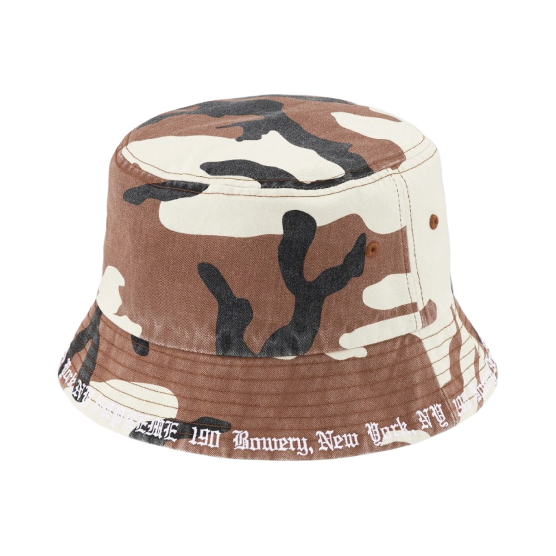 슈프림 자수 브림 크러셔 브라운 카모 - 23SS(Supreme Embroidered Brim Crusher Brown Camo - 23SS) - 1