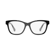 Chanel Square Eyeglasses Acetate & Black White