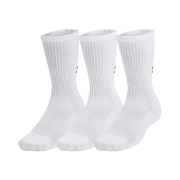 Under Armour Training Cotton Crew Socks White Black (3 Pack)