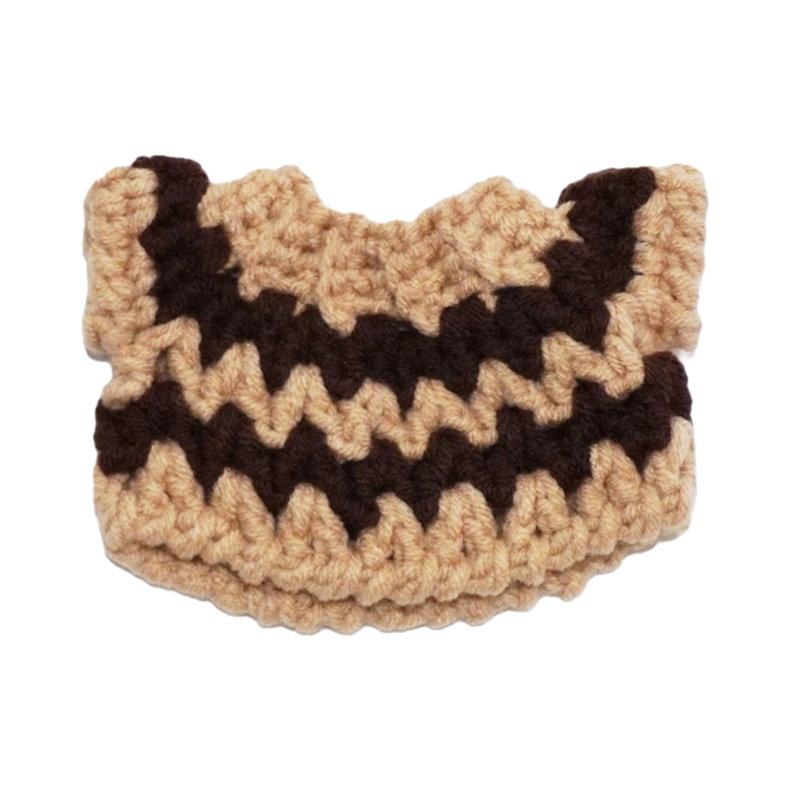 코지모지 커스텀 캣 키링 악세사리 코위찬 니트 브라운(Cosymosy Custom Cat Keyring Acc Cowichan Knit Brown)