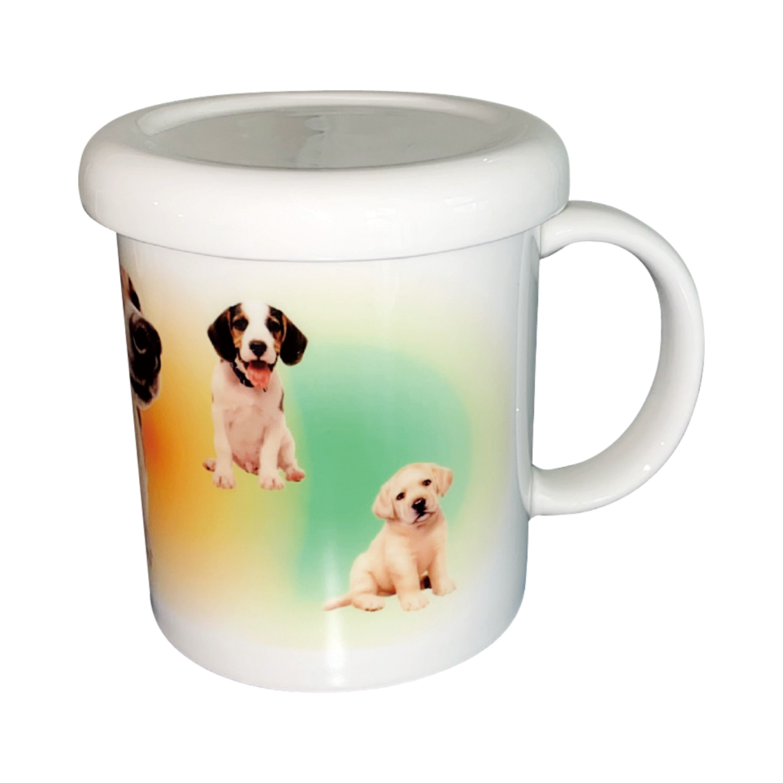 유라이크왓 그라데이션 퍼피 머그 오렌지&그린([3% 포인트 적립] you like what Gradation Puppy Mug Orange&Green)