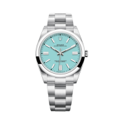 Rolex Oyster Perpetual 41mm 124300 Turquoise Blue Oyster