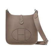 Hermes Evelyne III 29 Bag Clemence & Palladium Etoupe
