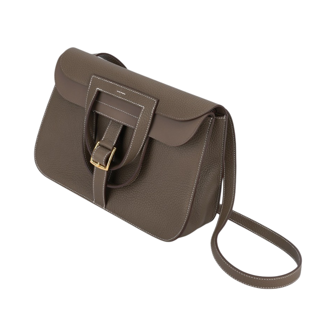에르메스 할잔 31 백 클레망스 & 골드 하드웨어 에뚜쁘(Hermes Halzan 31 Bag Clemence & Gold Etoupe) - 3