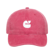 Carlyn New Logo Washed Cap Red_J74104010R