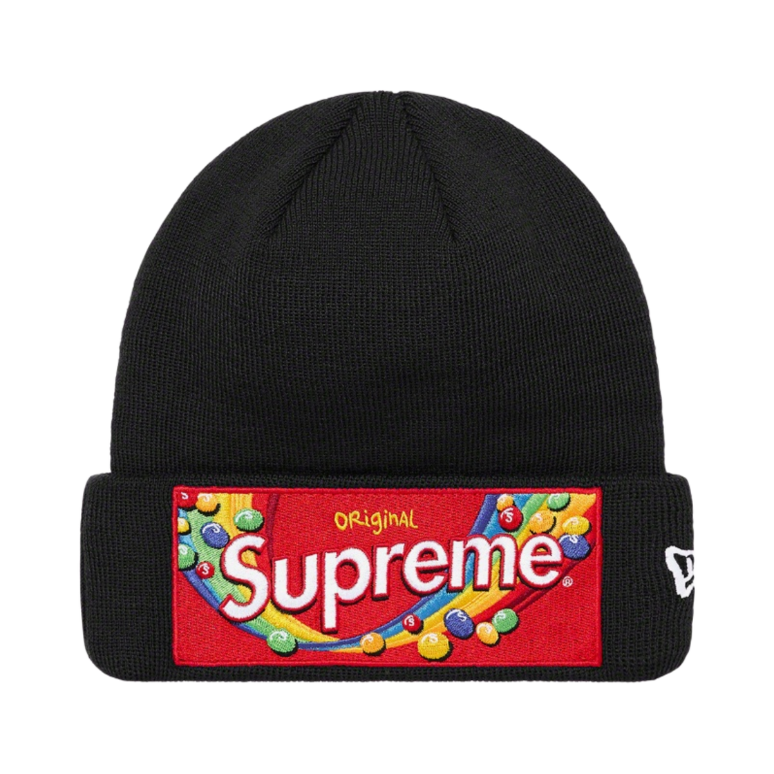 슈프림 x 스키틀즈 뉴에라 비니 블랙 - 21FW(Supreme x Skittles New Era Beanie Black - 21FW) - 1