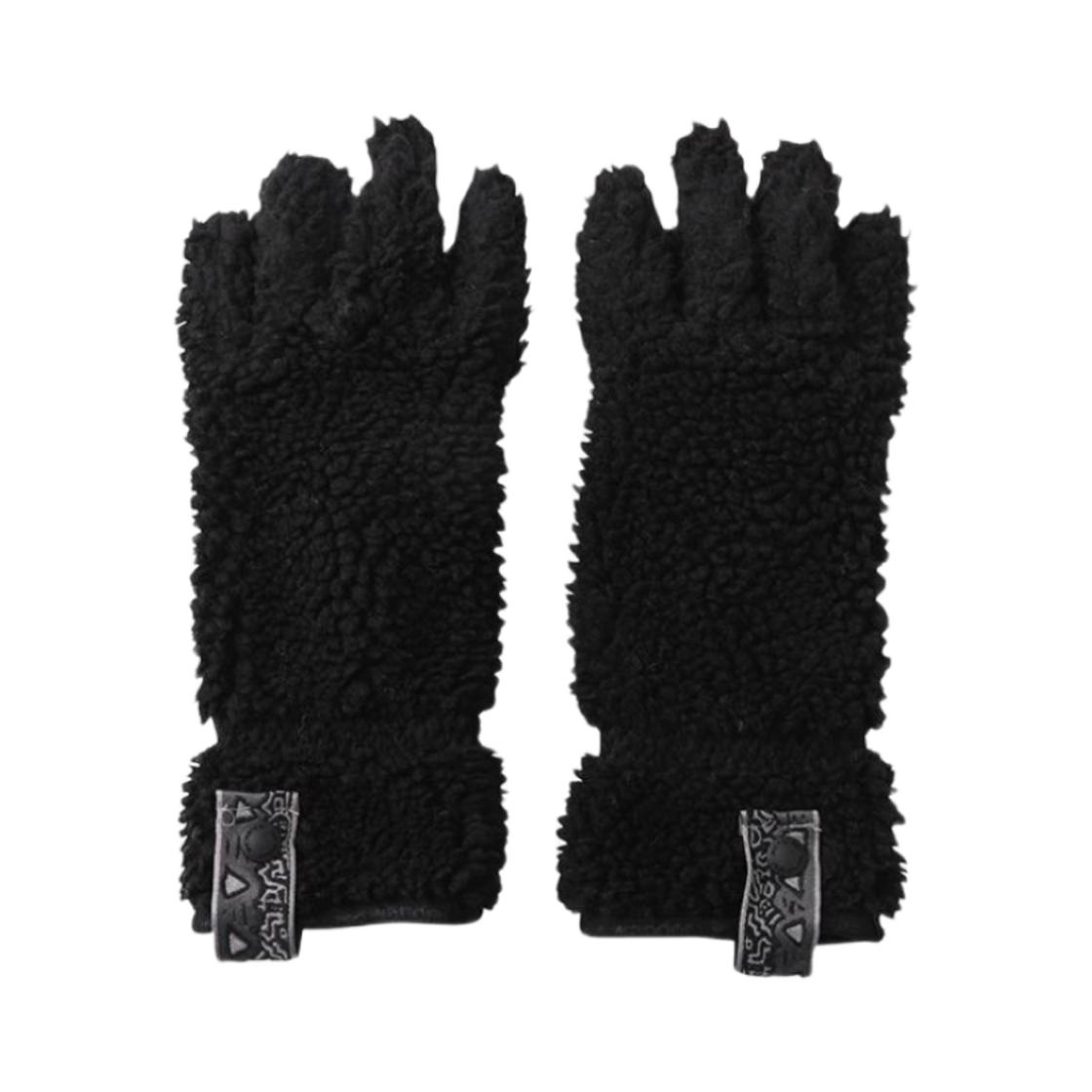 앤드 원더 x 그라미치 JQ 테이프 플리스 글러브 블랙(And Wander x Gramicci JQ Tape Fleece Gloves Black)
