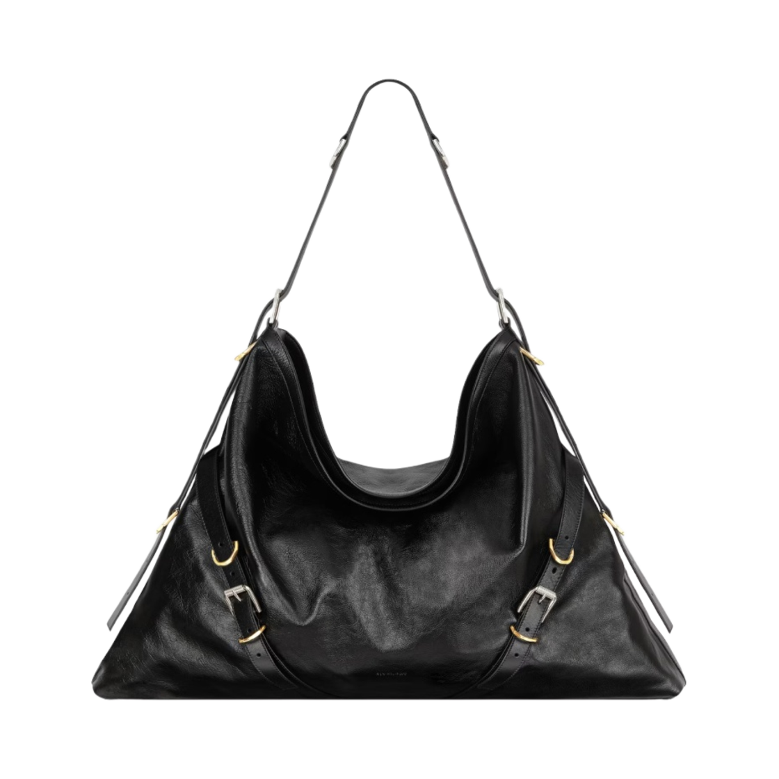 지방시 가죽 라지 부아유 백 블랙(Givenchy Large Voyou Bag in Leather Black) - 1
