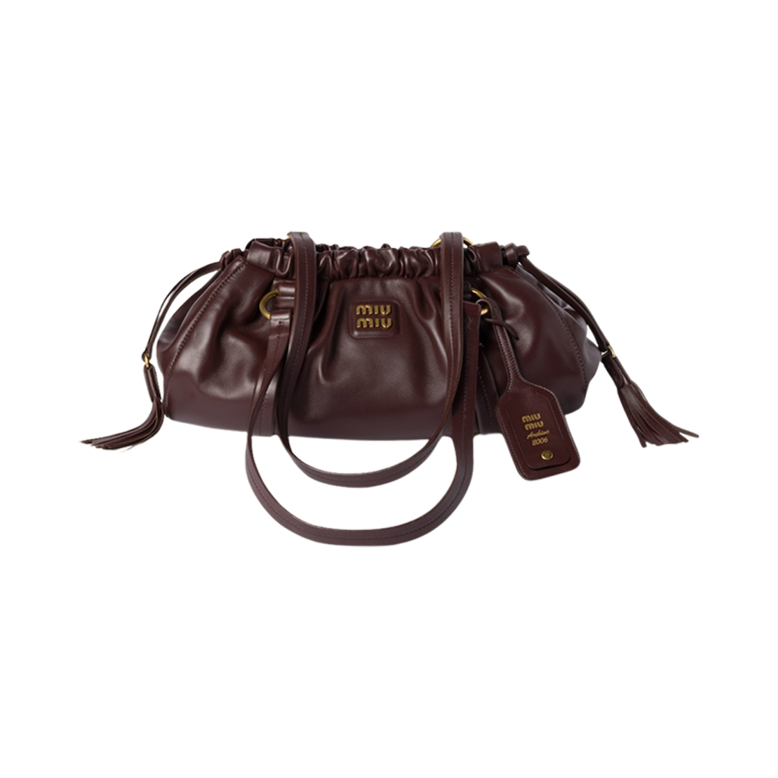 미우 미우 조이 나파 레더 스몰 백 브라이어우드(Miu Miu Joie Nappa Leather Small Bag Briarwood) - 1