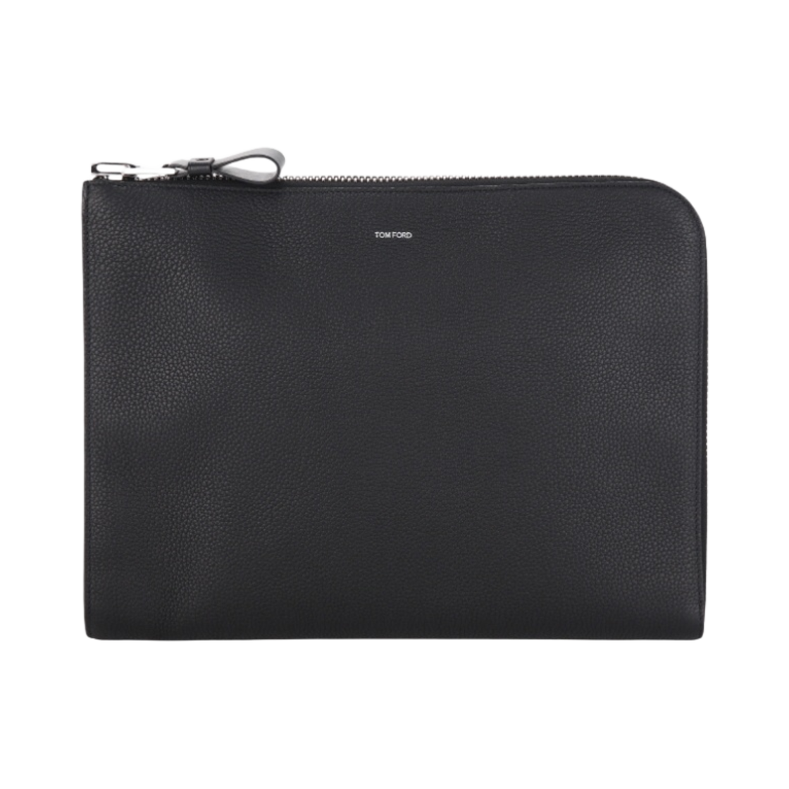 H0355P-LCL213-U9000 Tom Ford Grain Leather Zip Portfolio Black