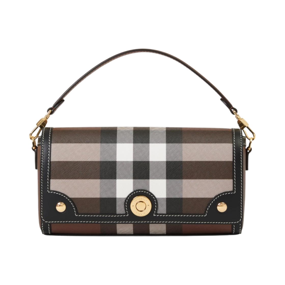 버버리 탑 핸들 노트백 다크 버치 브라운(Burberry Top Handle Note Bag Dark Birch Brown) - 1