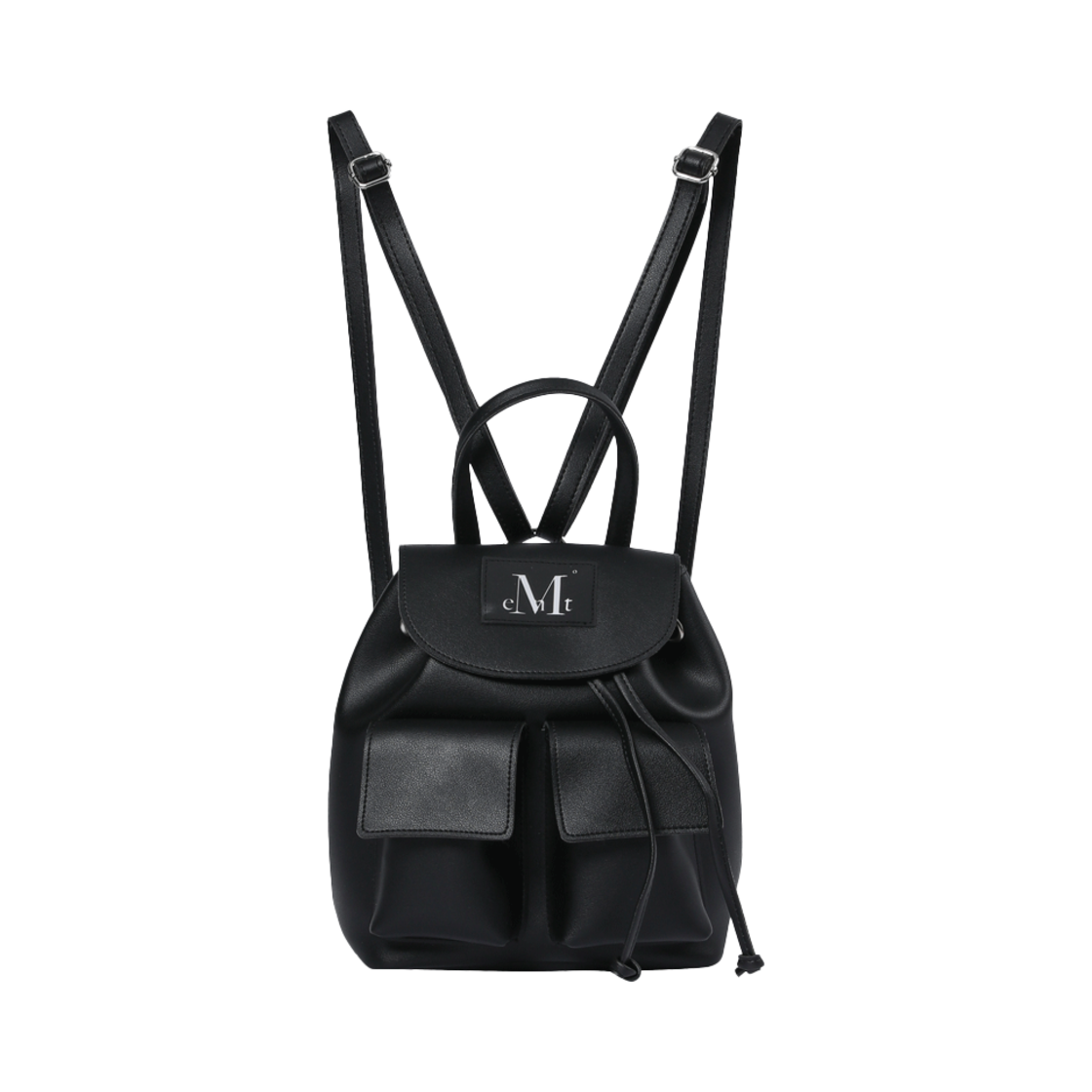 P00000UX_02 MUCENT Aren Two Pocket Leather Mini Backpack Black