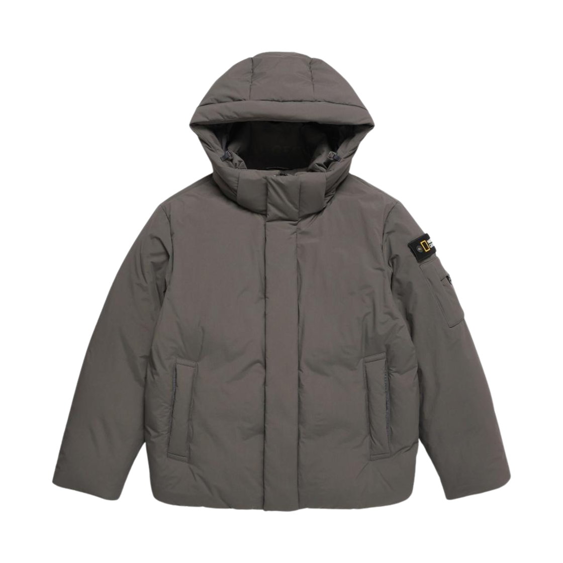 N244UDW990 National Geographic Stellar Down Jumper Iron Grey