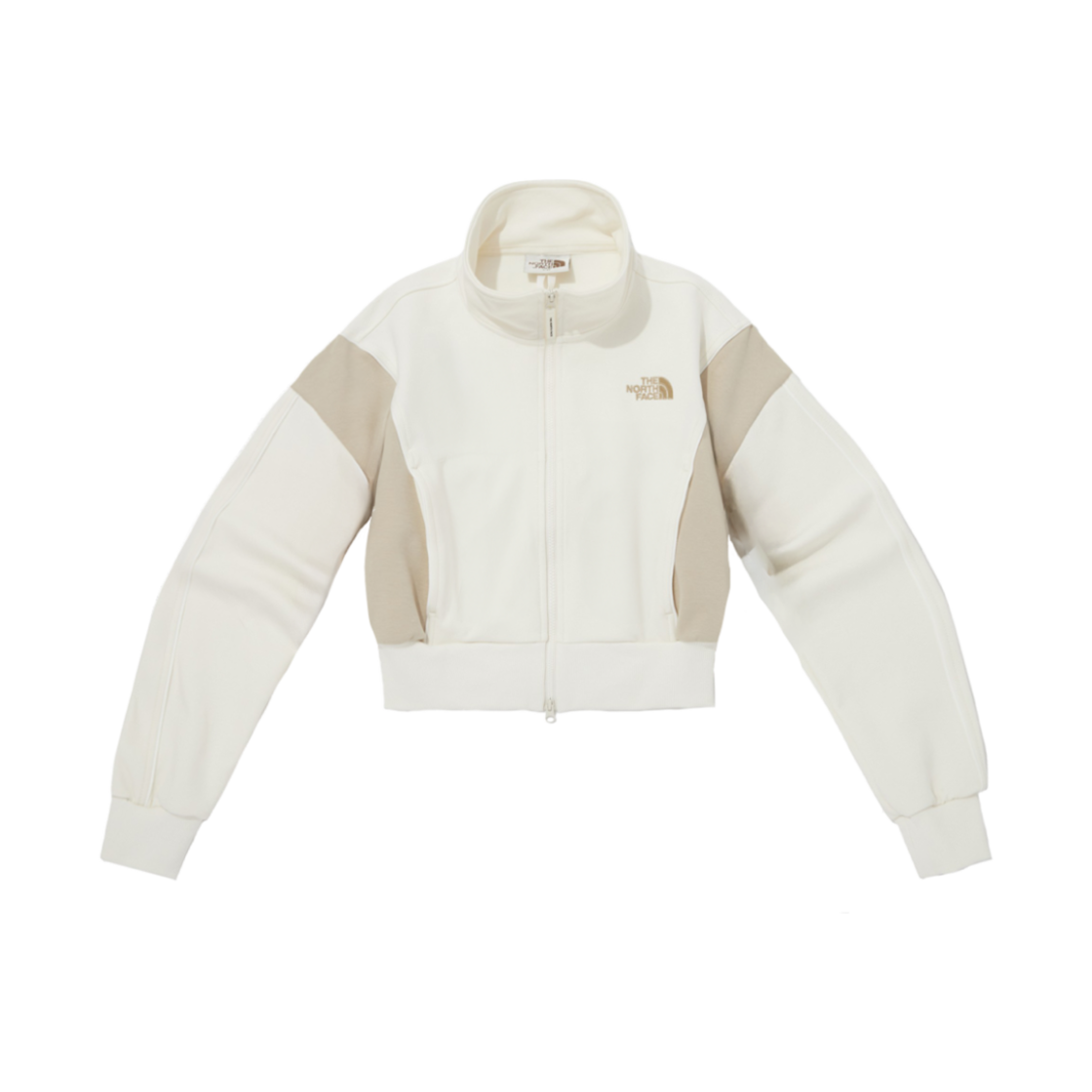NJ5JQ30K (W) The North Face White Label Tech Run Training Jacket Cream