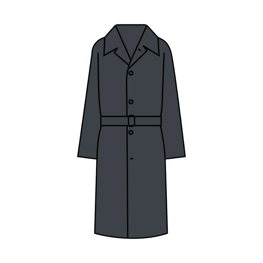 유니클로 U 트렌치 코트 다크 그레이 KR Uniqlo KREAM