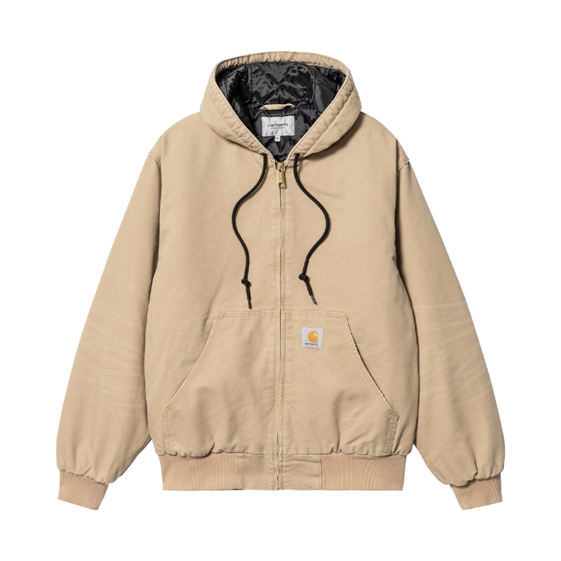 칼하트 WIP 디어본 캔버스 OG 액티브 자켓 더스티 해밀턴 브라운 에이지드 캔버스 - 윈터