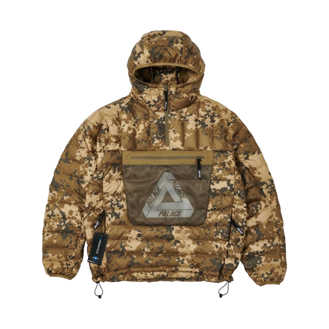 팔라스 퍼텍스 Q-라이트다운 자켓 브라운 모스 카모 - 22SS(Palace Pertex Q-Lite Down Jacket Brown Moss Camo - 22SS) - 1