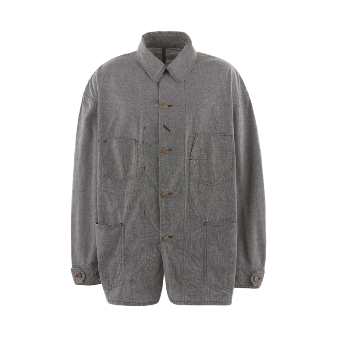 세인트 마이클 x 베르베르진 스트라이프 데님 자켓 블루 - 24AW(Saint Mxxxxxx x Berberjin Stripe Denim Jacket Blue - 24AW)