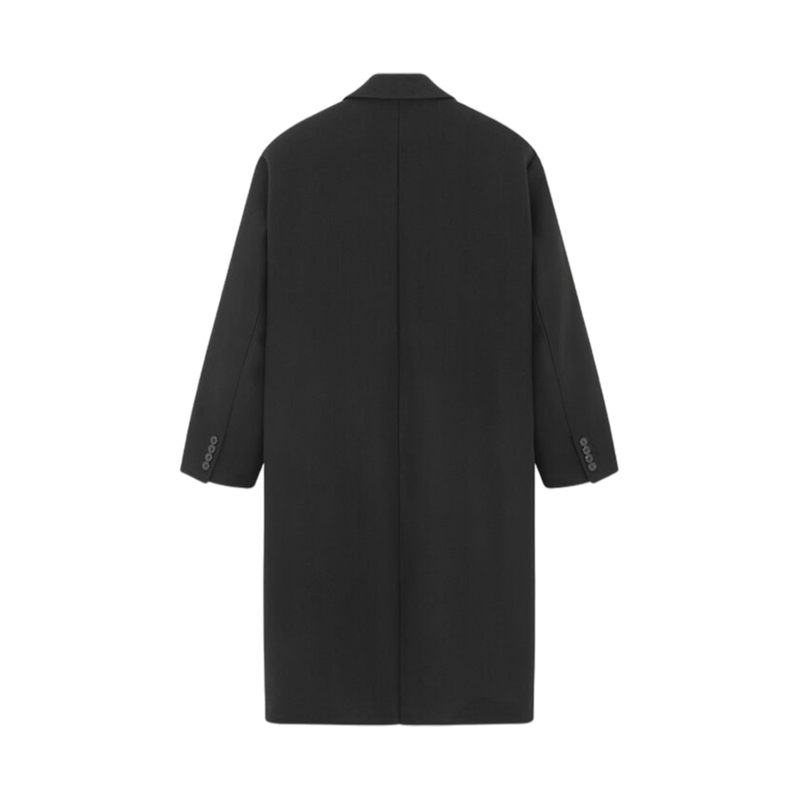 (W) 생로랑 오버사이즈 코트 울 블랙((W) Saint Laurent Oversized Coat In Wool Black) - 3
