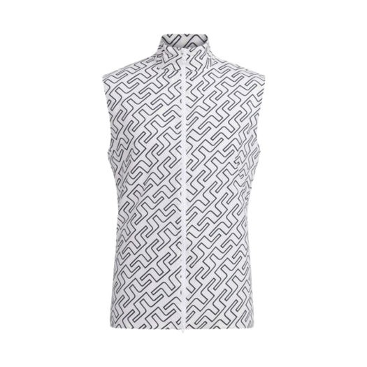 J.Lindeberg Packlight Print Vest White