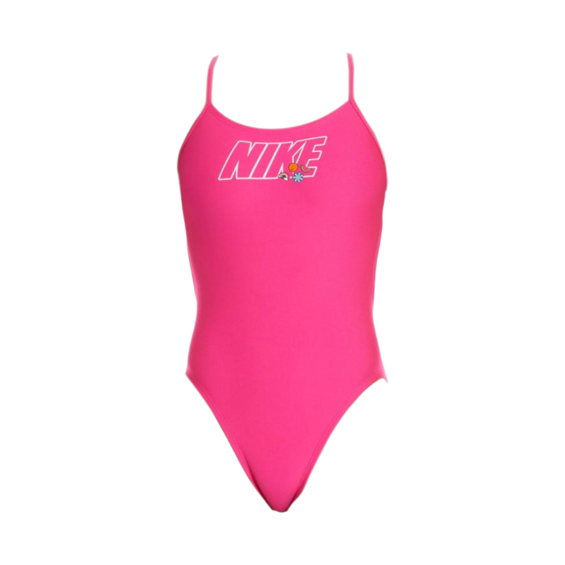 (W) 나이키 스윔 하이드라스트롱 멀티 그래픽 참스 크로스백 피어스 핑크((W) Nike Swim Hydrastrong Multi Graphic Charms Crossback Fierce Pink)