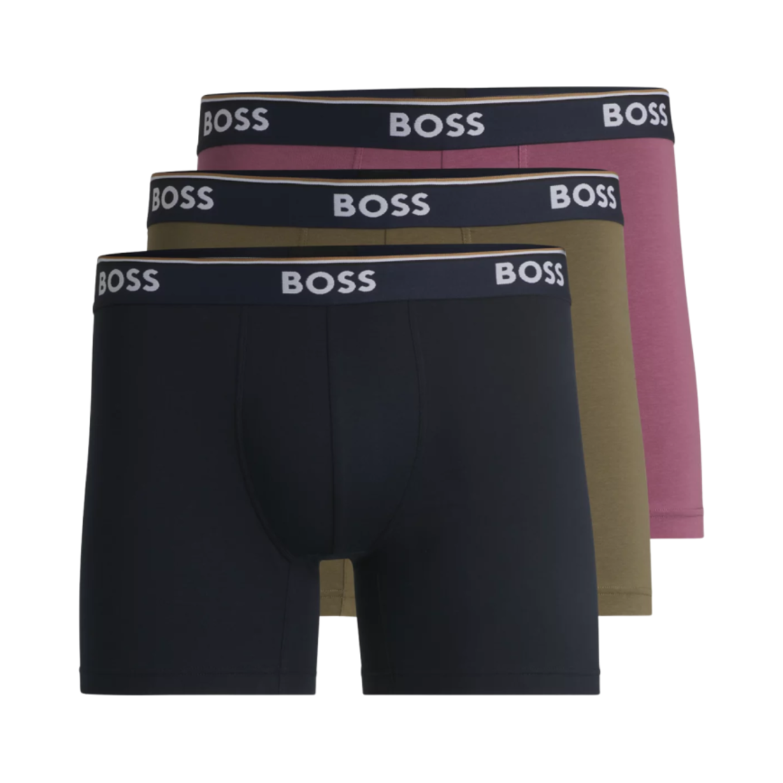 50531691-978 Hugo Boss Stretch Cotton Boxer Briefs Patterned (3 Pack)