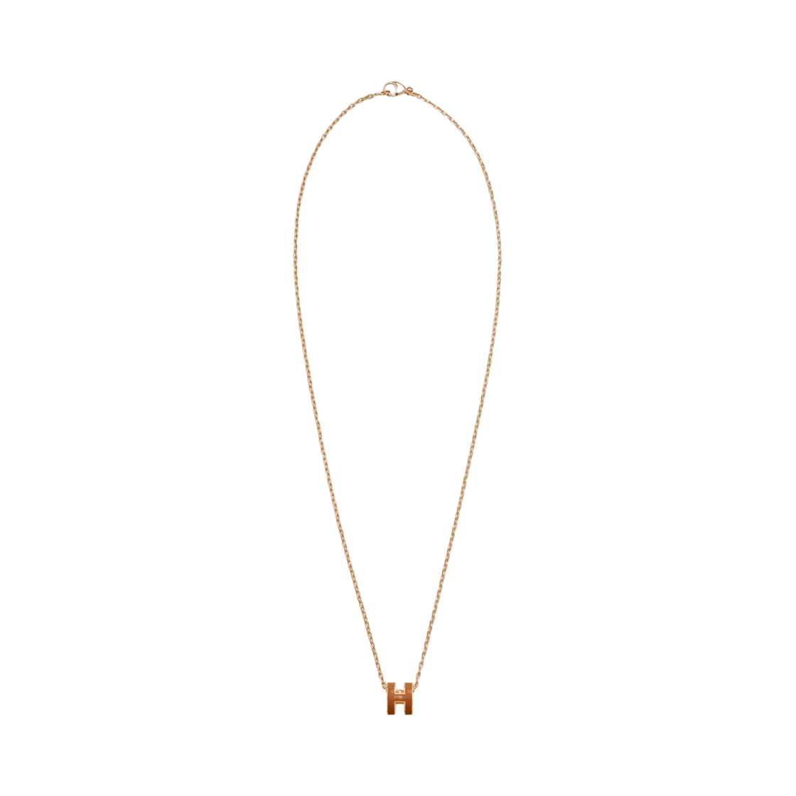 H147992FA9 (W) Hermes Mini Pop H Pendant Gold & New Gold
