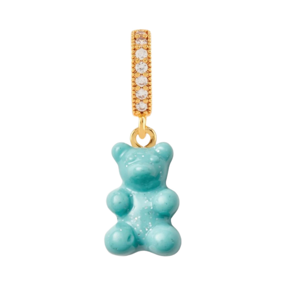 크리스탈 헤이즈 노스텔지아 베어 파베 커넥터 골드 베이비 샤크(Crystal Haze Nostalgia Bear with Pave Connector Gold Baby Shark) - 2