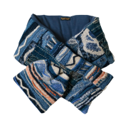 Kapital Boro Gaudy Knit Kesa Muffler Indigo