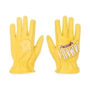 Stussy x Denim Tears Leather Gloves Yellow
