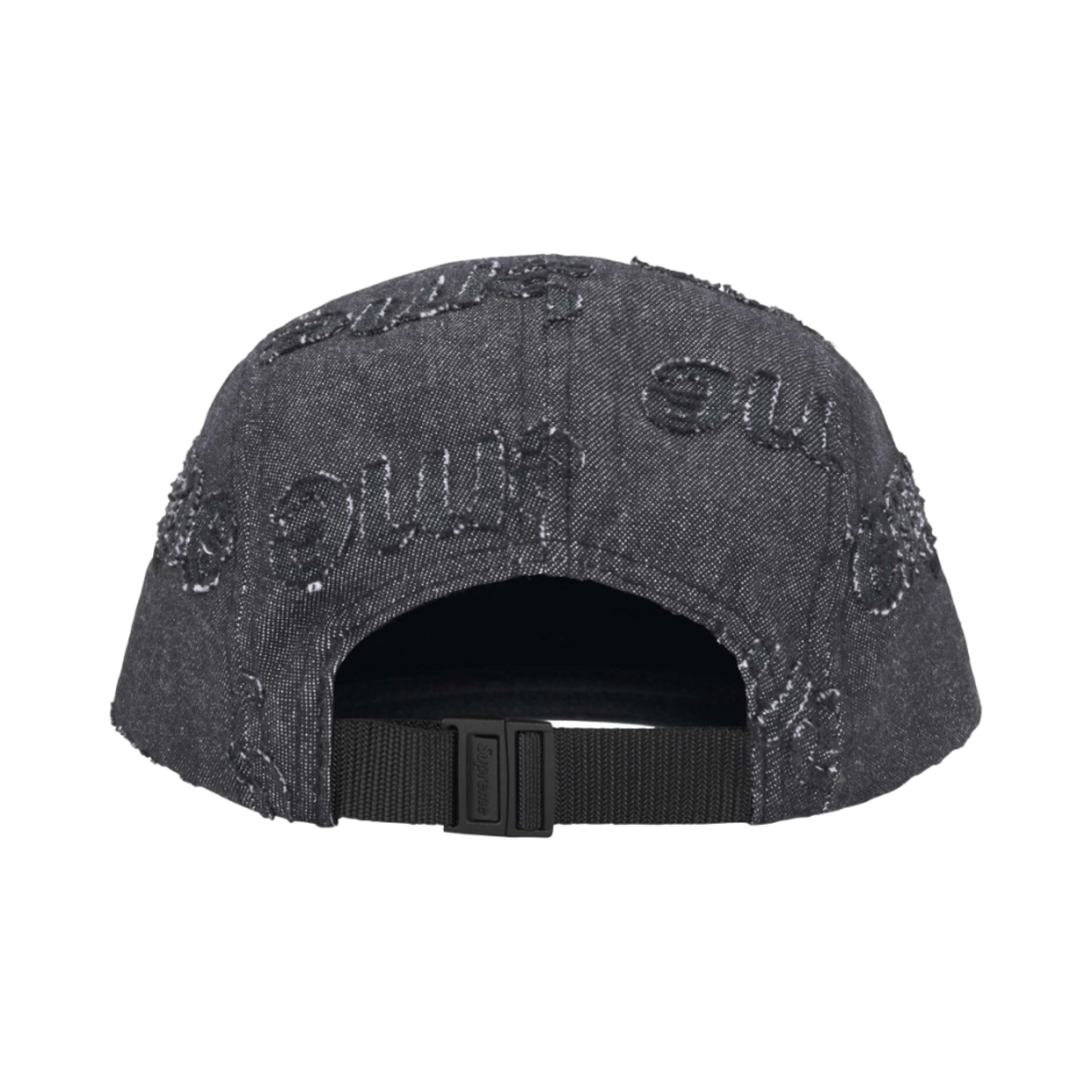 - Supreme Lasered Denim Camp Cap Black - 24FW - #2