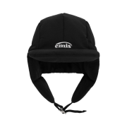 Emis Padded Ear Flap Cap Black