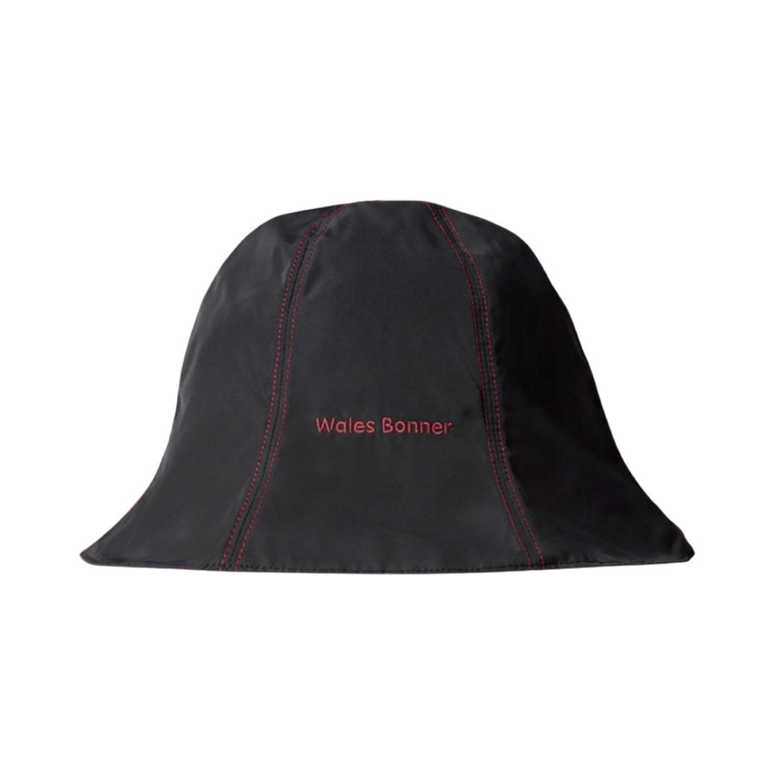 아디다스 x 웨일스 보너 선 햇 블랙 컬리지에이트 버건디(Adidas x Wales Bonner Sun Hat Black Collegiate Burgundy) - 2