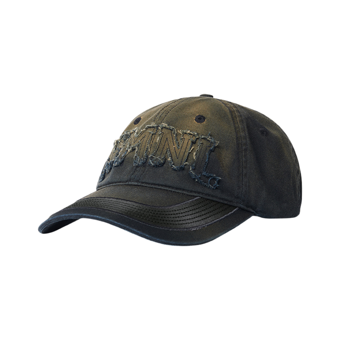 노매뉴얼 NMNL 패치드 볼캡 워시드 블랙