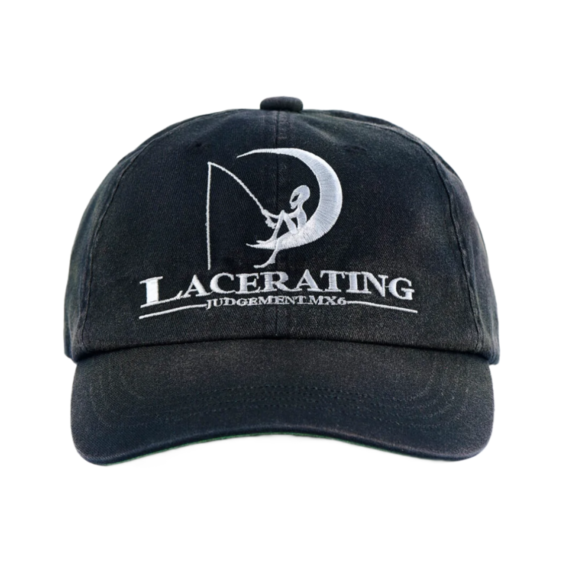 HR8-0000-077 Saint Mxxxxxx Lacerating 6 Panel Cap Black - 25SS