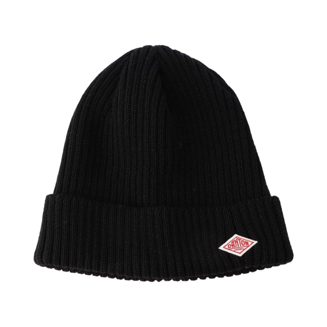 DT-H0234 Danton Wool Rib Knit Beanie Black