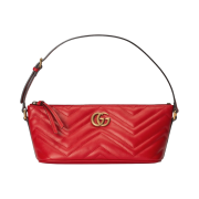 Gucci GG Marmont Small Shoulder Bag Red Leather