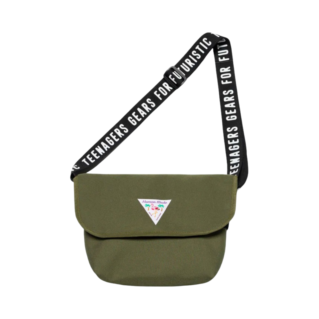 휴먼 메이드 스몰 메신저 백 올리브 드랩(Human Made Small Messenger Bag Olive Drab) - 1