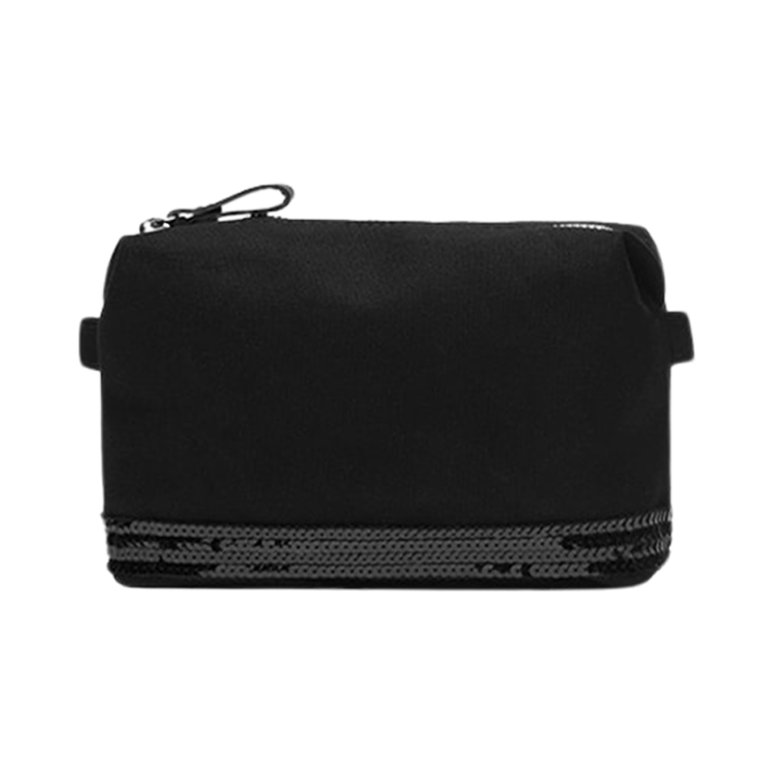 0PVE01-V42032-999 Vanessa Bruno Canvas Sequins Small Zipped Case Black