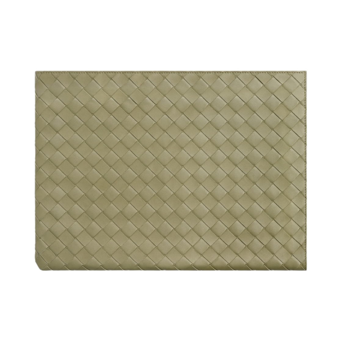 보테가 베네타 미디움 하프 집 파우치 트레버틴(Bottega Veneta Medium Half Zip Pouch Travertine) - 1