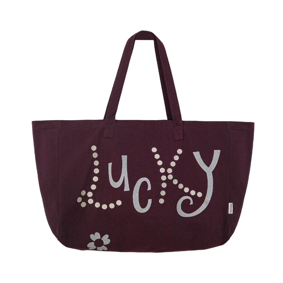 나비버스 러키 토트 백 버건디(NAVIVERSE Special Lucky Tote Bag Burgundy)