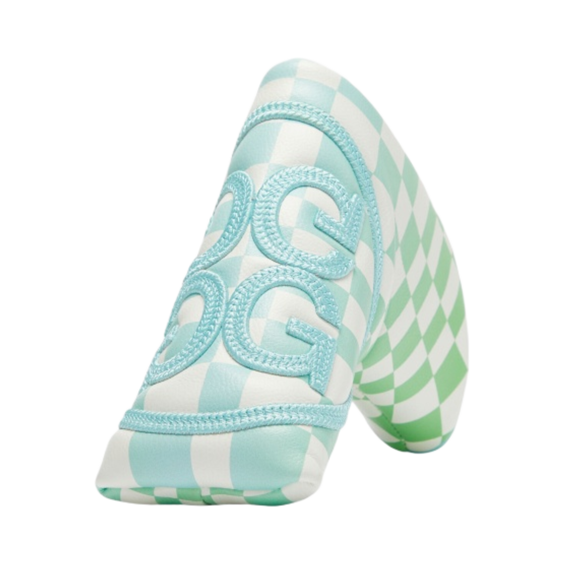 지포어 그라디언트 서클 지스 옴브레 디스토티드 체크 퍼터 커버 씨글라스(G/Fore Gradient Circle G's Ombre Distorted Check Putter Cover Seaglass) - 2