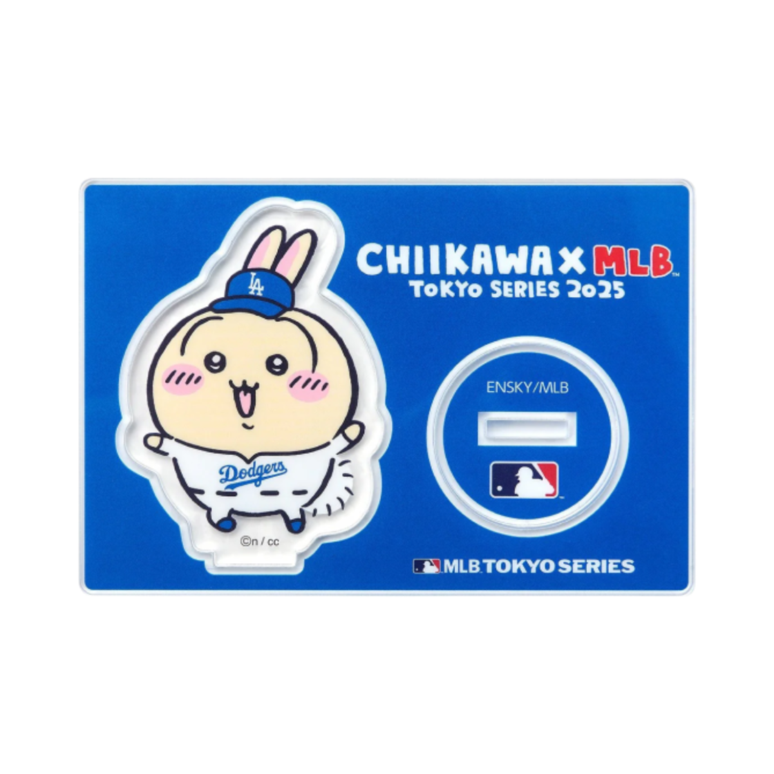 치이카와 x MLB 도쿄 시리즈 아크릴 스탠드 우사기 LA 다저스(Chiikawa x MLB Tokyo Series Acrylic Stand Usagi LA Dodgers) - 2