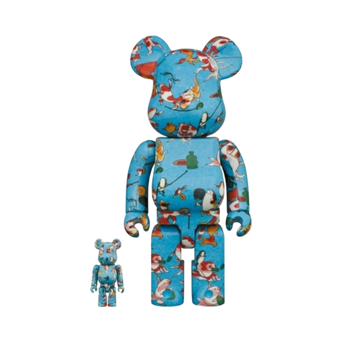 - Bearbrick Utagawa Kuniyoshi Goldfish Tsukushi 100% & 400% Set