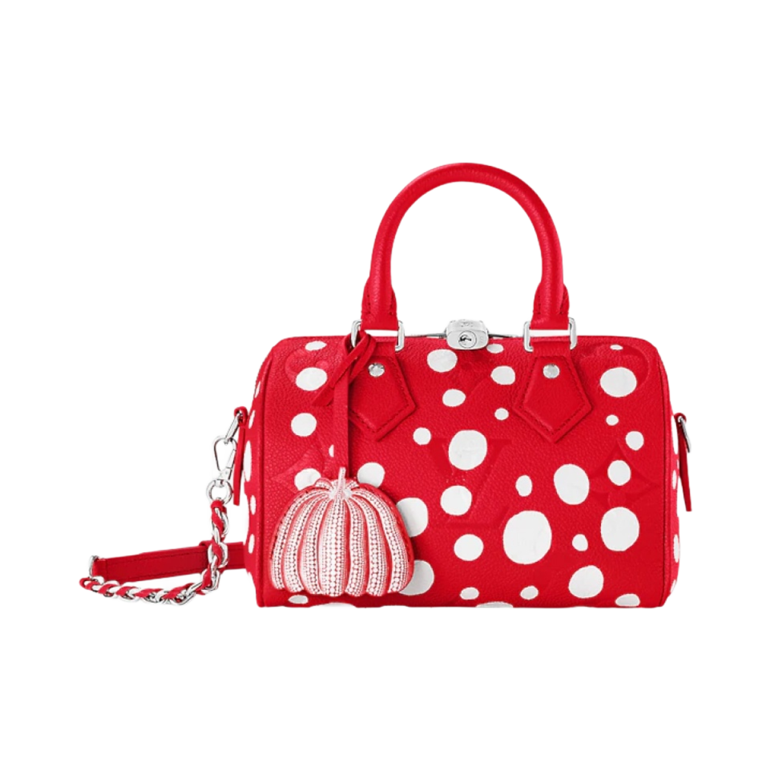 루이비통 x 야요이 쿠사마 스피디 반둘리에 20 레드 화이트(Louis Vuitton x YK Speedy Bandouliere 20 Red White) - 1