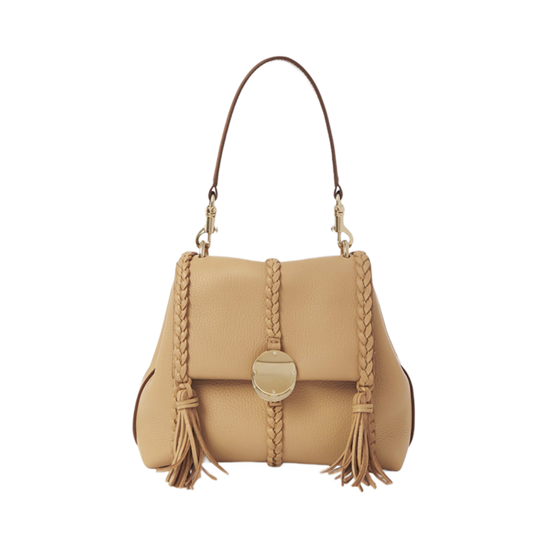 CHC23US567K15281 Chloe Penelope Small Soft Shoulder Bag Milky Brown
