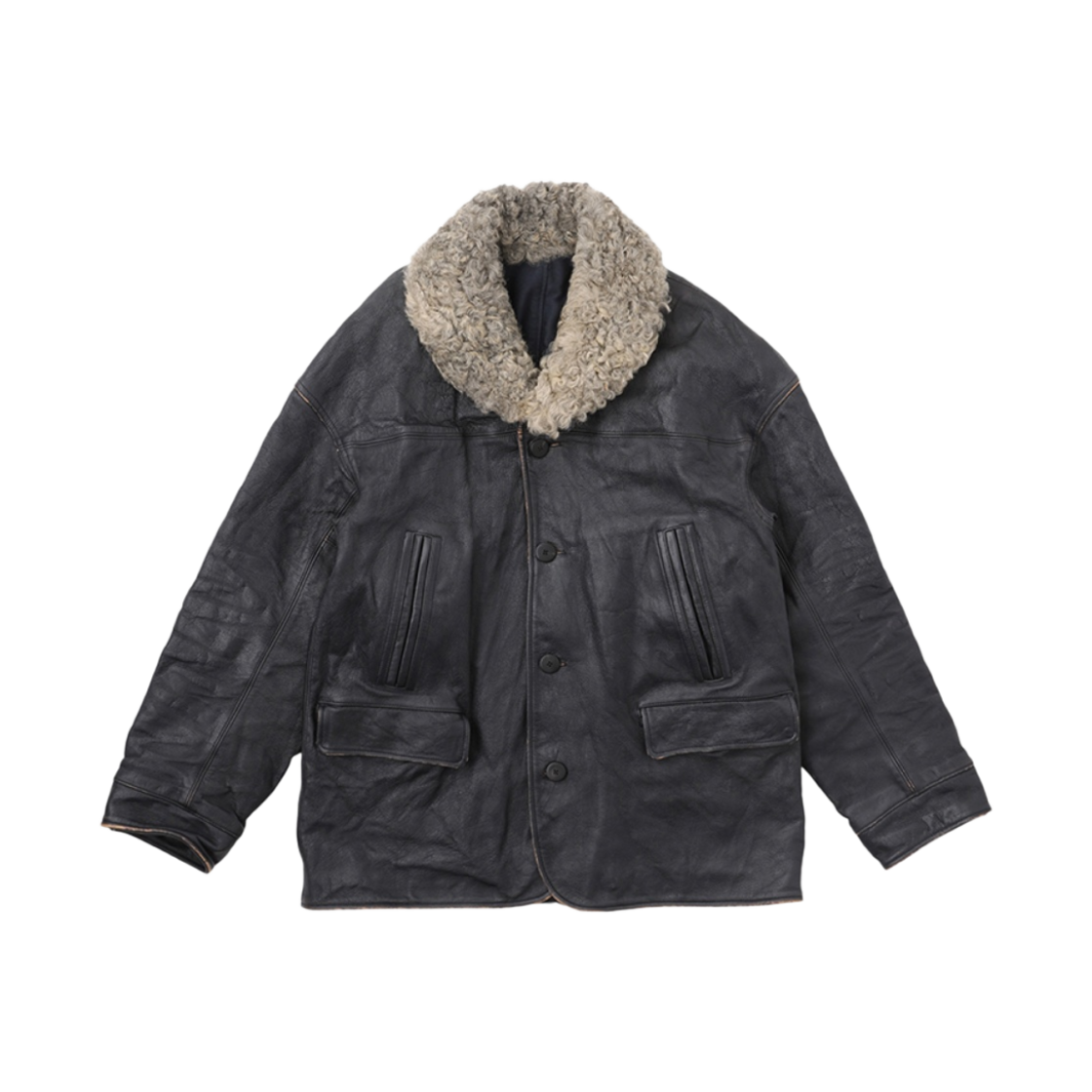 비즈빔 반스토머 코트 IT Veg.H 네이비 - 24SS(Visvim Barnstormer Coat IT Veg.H Navy - 24SS) - 1
