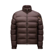 Moncler Solayan Short Down Jacket Dark Brown - 24FW